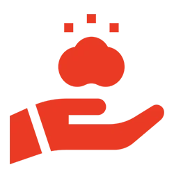compassion care icon red