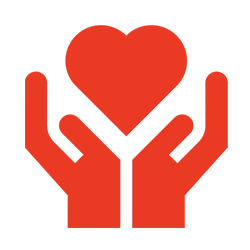 respect icon red